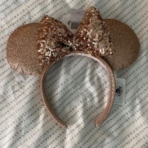 Rose Gold Minnie Mouse Ears